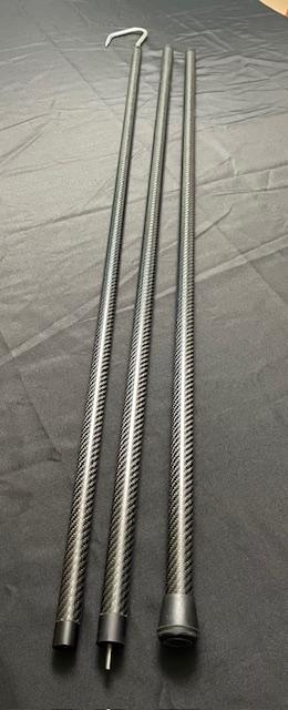 12 ft Carbon Fiber Gaff in 3 sections