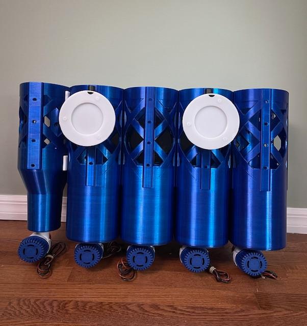 Modular Tuna Tubes: 8 pack smalls & 1 medium (17 1/2" tall)