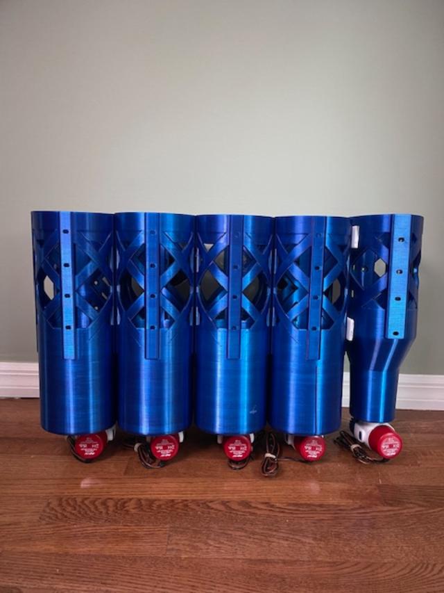 Modular Tuna Tubes: 8 pack smalls & 1 medium (17 1/2" tall)