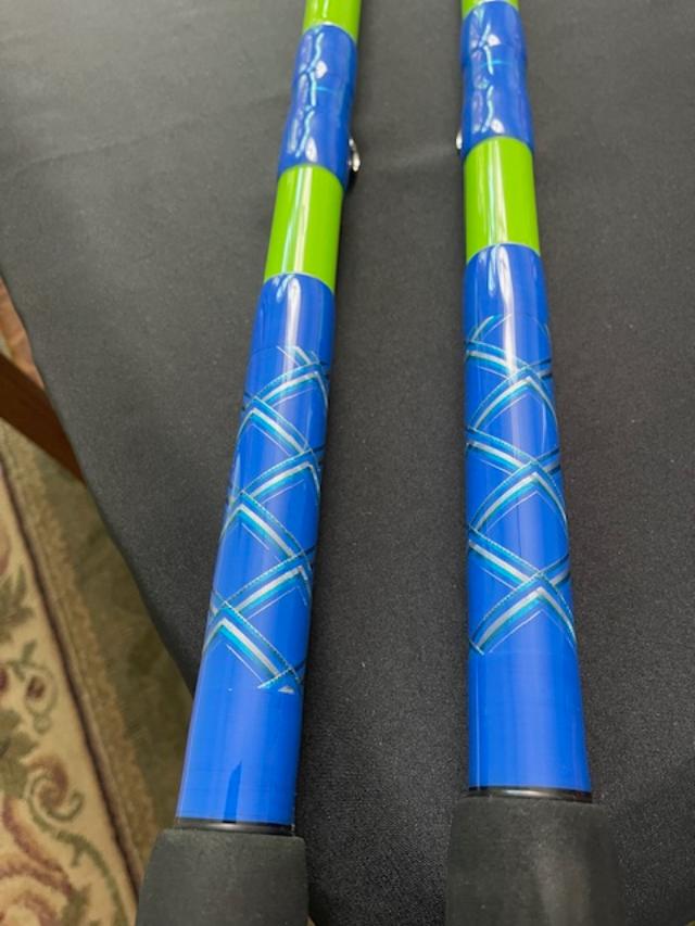 Custom Wahoo Donkey Rods