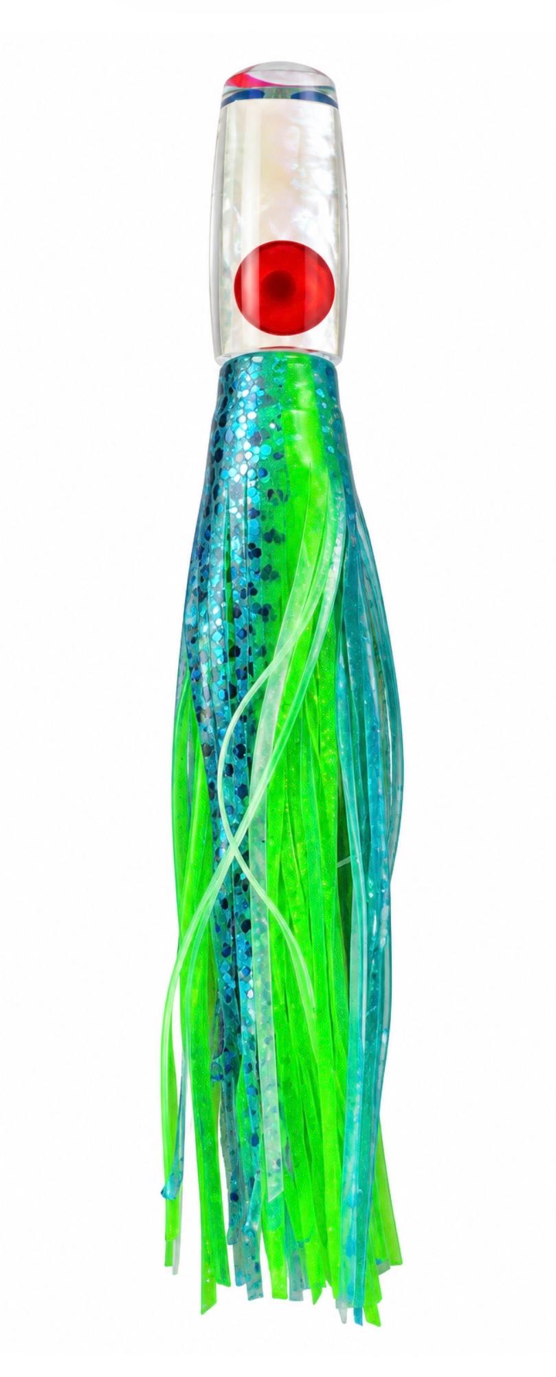 Lure - Moyes XL Shotgun - white head/green skirt 11 oz.
