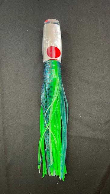 Lure - Moyes XL Shotgun - pearl insert head/green skirt 11 oz.