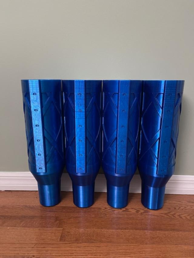 Modular tuna tubes - Medium (20" tall)     CLICK TO BUILD YOUR SET