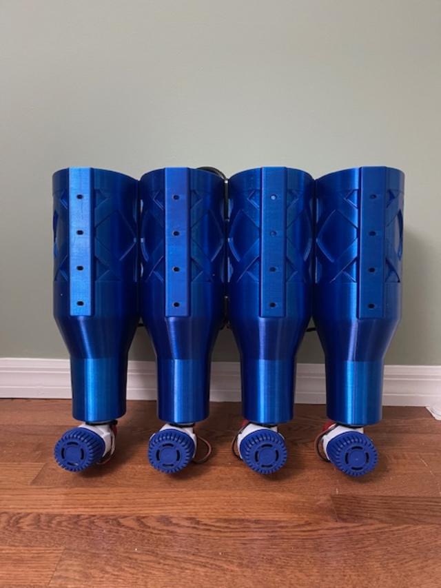 Modular tuna tubes - Medium (17 3/4" tall)     CLICK TO BUILD YOUR SET