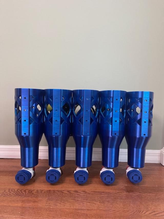 Modular tuna tubes - Medium (17 3/4" tall)     CLICK TO BUILD YOUR SET