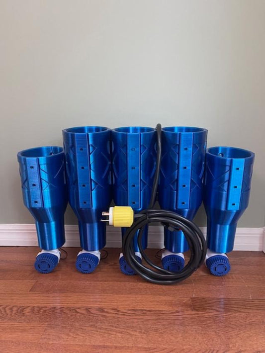 Modular Tuna Tubes: Medium (17 3/4" tall flanked by two 15" tall) CLICK TO BUILD YOUR SET