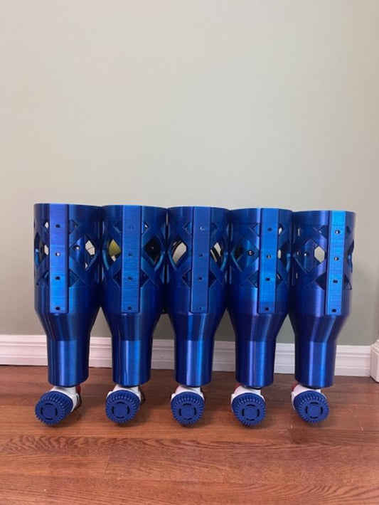 Modular Tuna Tubes: 5 bank medium (17 1/2" tall)