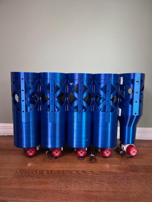 Modular Tuna Tubes: 8 pack smalls & 1 medium (17 1/2" tall)